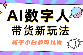 AI数字人带货新玩法，新手小白都可以做