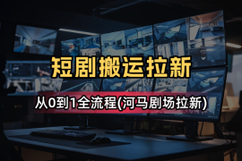 DY搬运短剧拉新从0到1全流程(适用于河马剧场拉新)