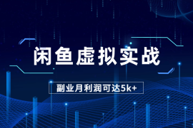 闲鱼虚拟产品实战讲解，副业月利润可达5k+