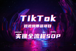 TikTok短视频带货项目经验分享【实操全流程SOP】