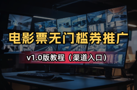 电影票推广，0.1元买10元无门槛券+渠道入口（v1.0版教程）
