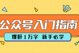 爆肝1万字，公众号新手一站式入门指南【图文】
