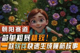 利用一款软件5分钟一条爆款睡前故事，简单精致！