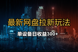 最新网盘拉新玩法  单设备日收益300+