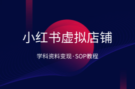 小红书虚拟店铺SOP保姆级教程，学科类资料变现