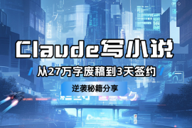 用Claude写小说：从27万字“废稿”到3天签约的逆袭秘籍