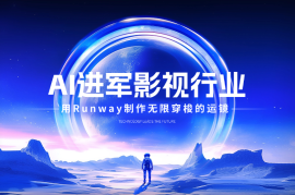 25年AI视频进军影视行业，如何用 Runway 制作电影级的无限穿梭的运镜