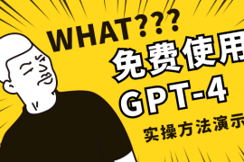 免费使用GPT-4 的方法！ 教你 ChatGPT专业版
