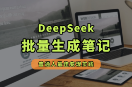DeepSeek+小红书批量笔记，普通人的最佳变现实践！