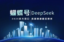 DeepSeek+蝴蝶号，2025年大风口，各种赛道疯狂赚米