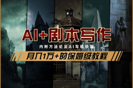 AI+剧本写作风口，实测月入1万+的保姆级教程