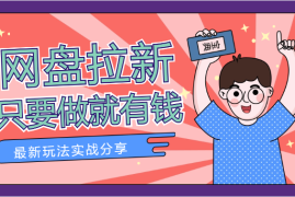 网盘CPS拉新最新玩法，只要你做就有钱