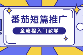 番茄短篇推广入门教学，全流程教你做番茄短篇推文
