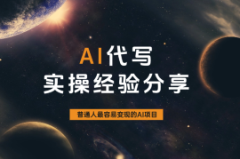 【AI代写】普通人最容易变现的AI项目