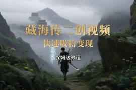 10分钟学会《藏海传》二创视频，快速吸粉变现，保姆级教程