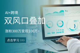 AI+跨境双风口叠加：涨粉300万，变现100万+