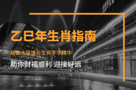 乙巳年生肖指南长文，结合大环境与生肖，字字精华，助你财福顺利 迎接好运