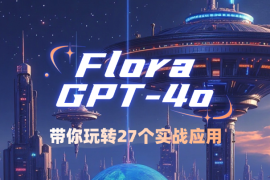 Flora×ChatGPT-4o，带你玩转27个实战应用，学完立即变现