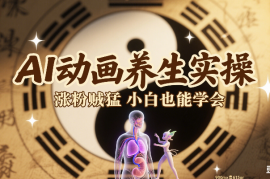 AI动画养生实操不违规，涨粉贼猛，小白也能学会