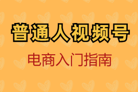 普通人视频号电商入门指南【图文】