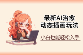 最新AI治愈动态插画玩法，操作简单，小白也能轻松入手