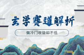玄学赛道偏冷门，但是收益却不低，适合新手小白