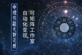 2025命理引流长期正规，24小时自动化变现，可矩阵工作室