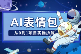AI表情包项目，最高一套17万，【从0到1项目实操拆解】