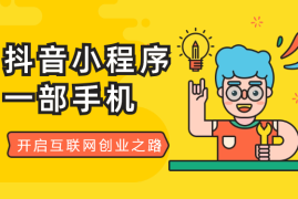 16岁至20岁一部手机开启抖音小程序互联网创业之路【图文】