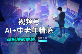 视频号的AI+中老年情感，一个被严重低估的赛道