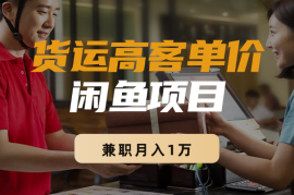二胎宝妈，兼职月入1万，三天跑通货运高客单价项目【图文】