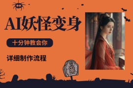 爆火妖怪变身视频，十分钟教会你（详细制作流程）